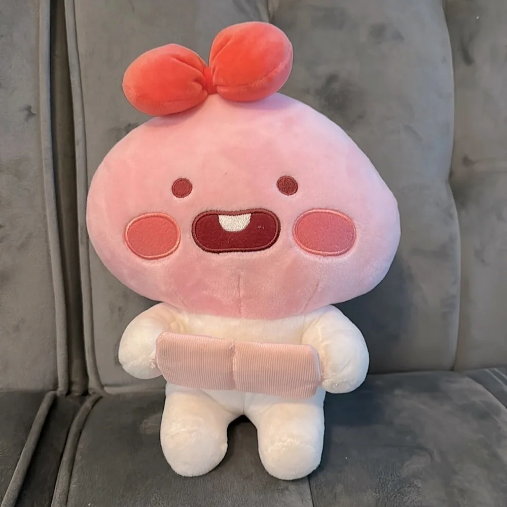 Kakao Friends Apeach (reading a book) Plush rare - Picture 1 of 5